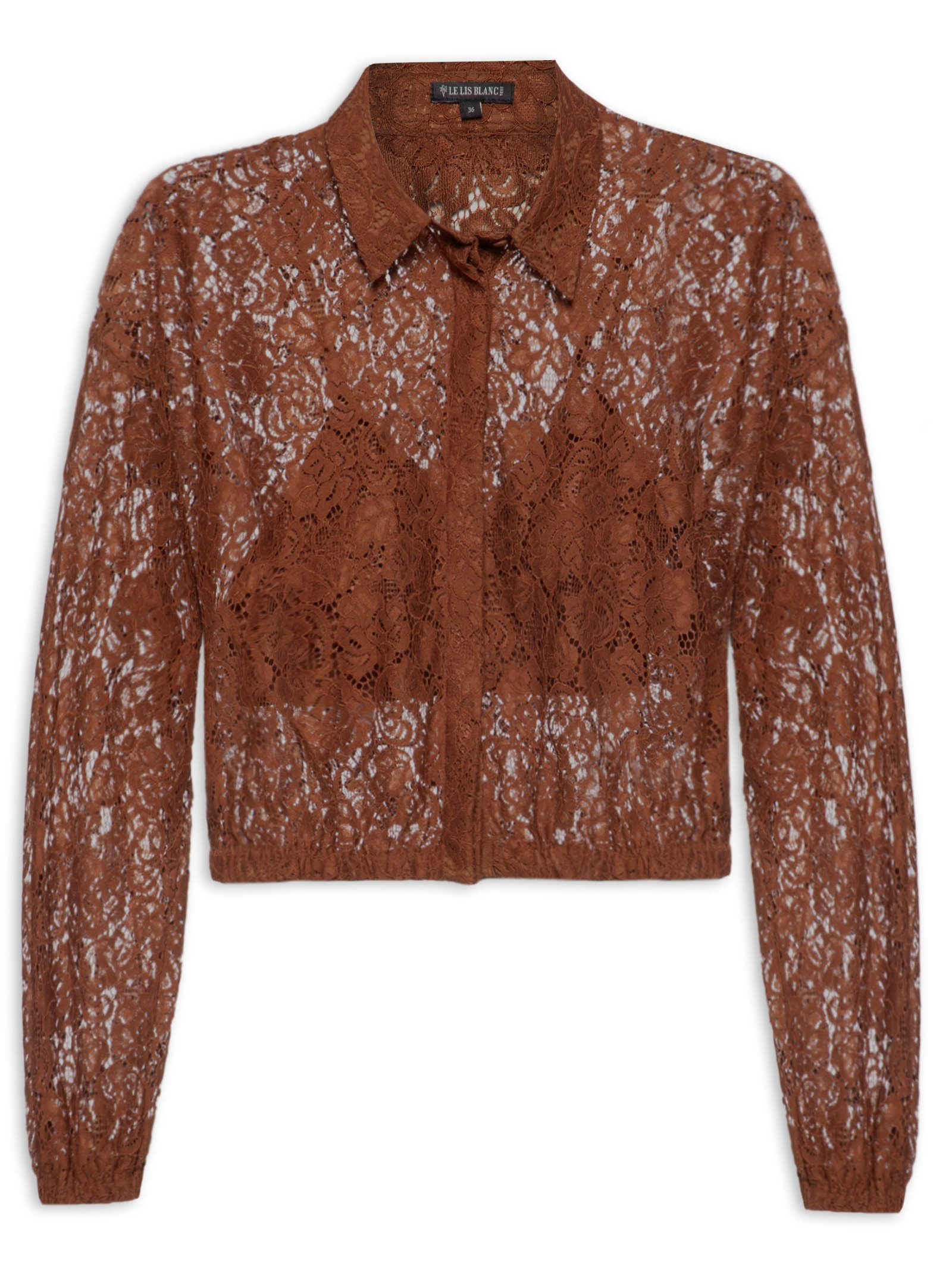 Camisa Feminina Jade Marrom Le Lis