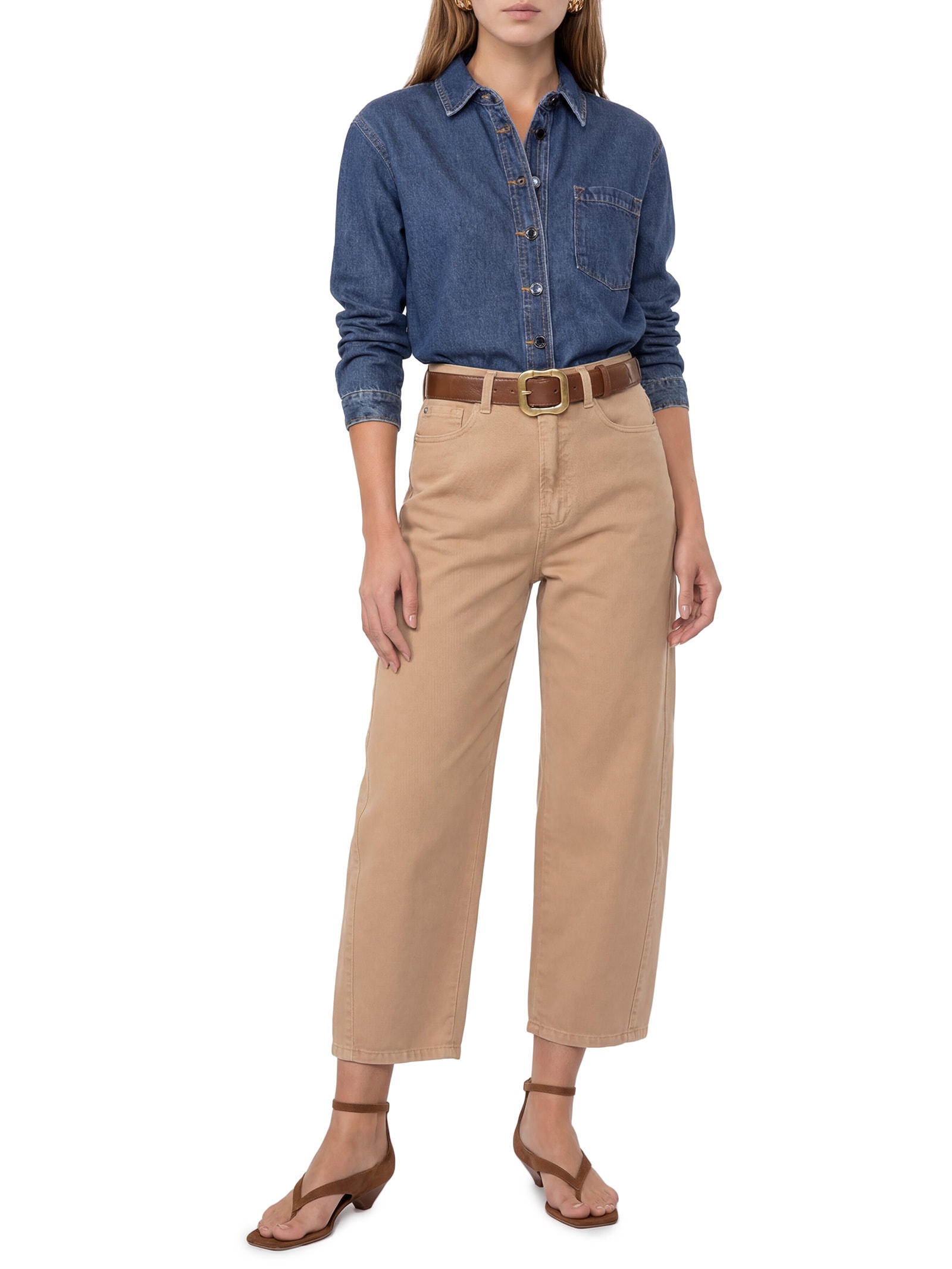 Camisa Feminina Jeans Azul Lez A Lez