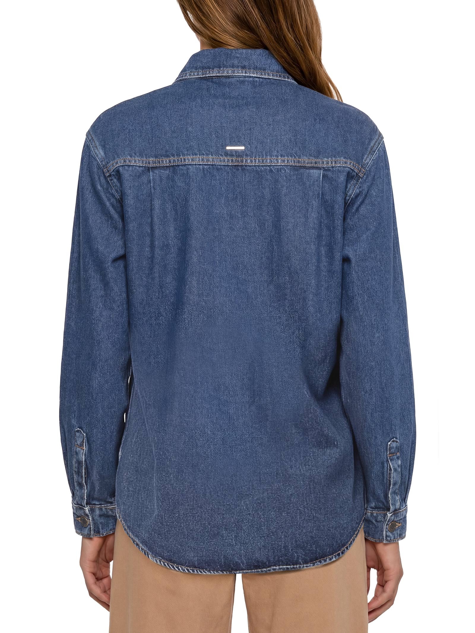 Camisa Feminina Jeans Azul Lez A Lez