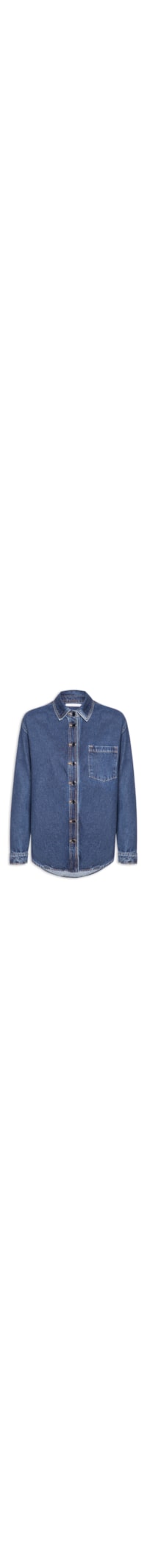Camisa Feminina Jeans - Azul