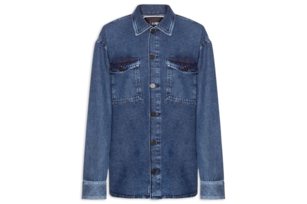 Camisa Feminina Jeans - Azul