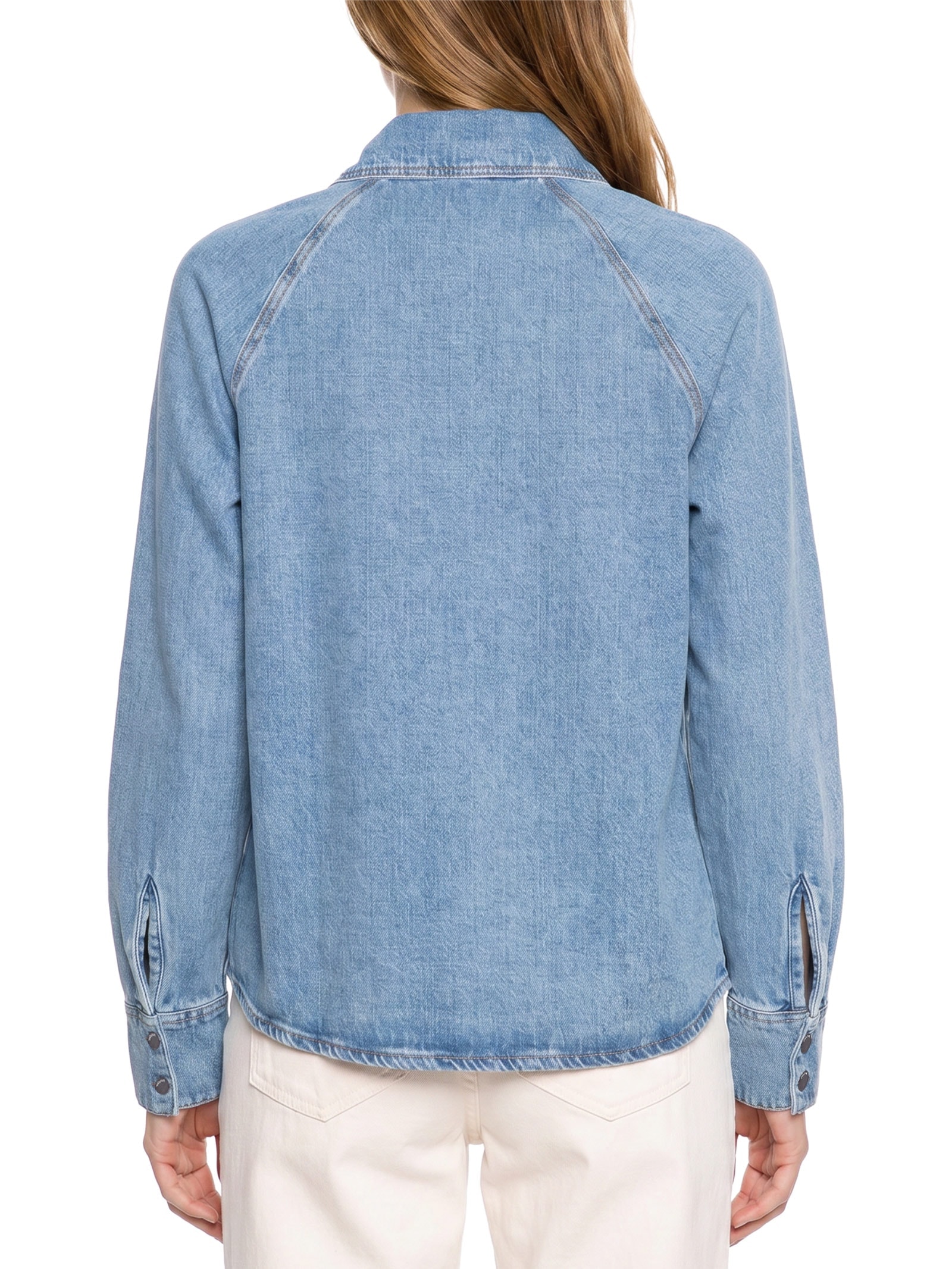 Camisa Feminina Jeans Azul Lez A Lez