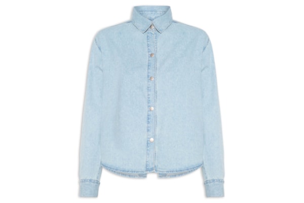 Camisa Feminina Jeans - Azul