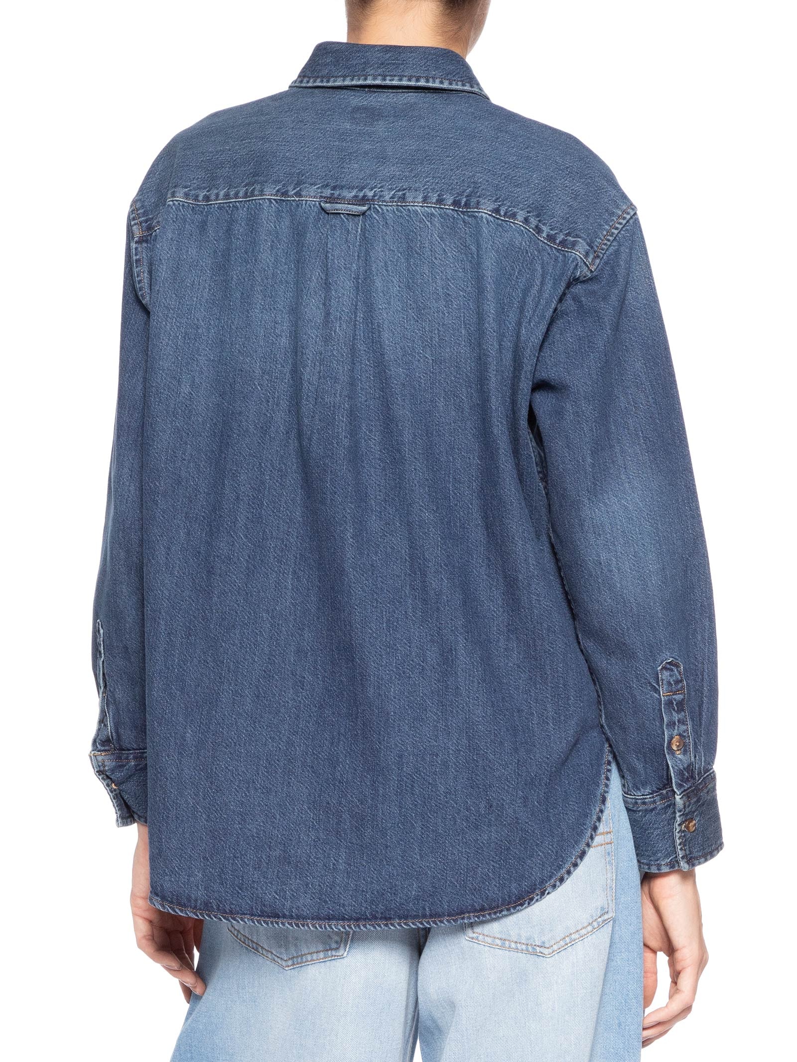 Camisa Feminina Jeans Harlie Boyfriend Shirt – Azul Levi's