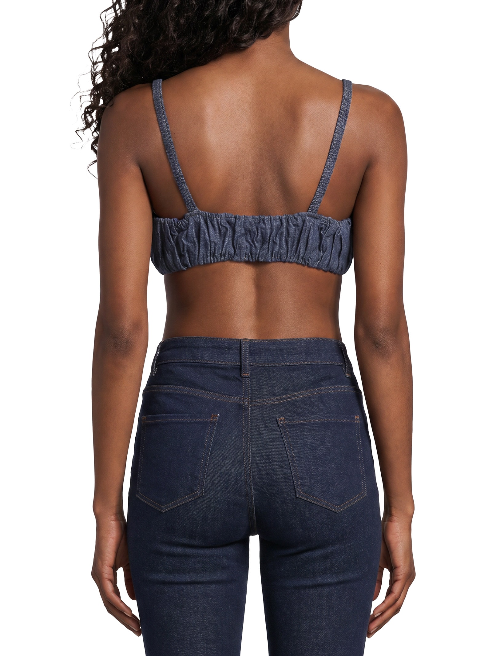 Camisa Feminina Jeans Manga Longa Top – Azul My Favorite
