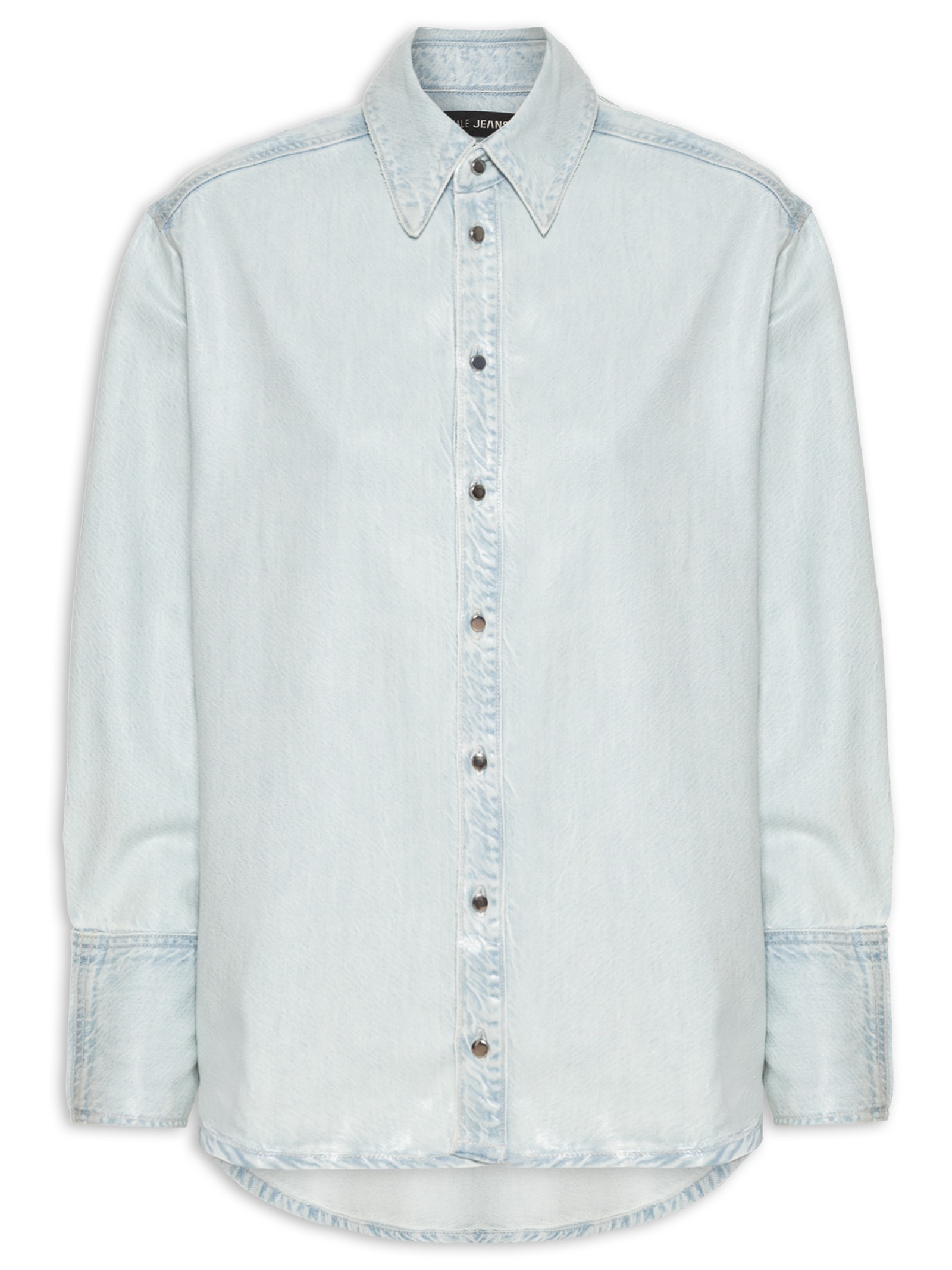 Camisa Feminina Jeans Over Azul Animale Jeans