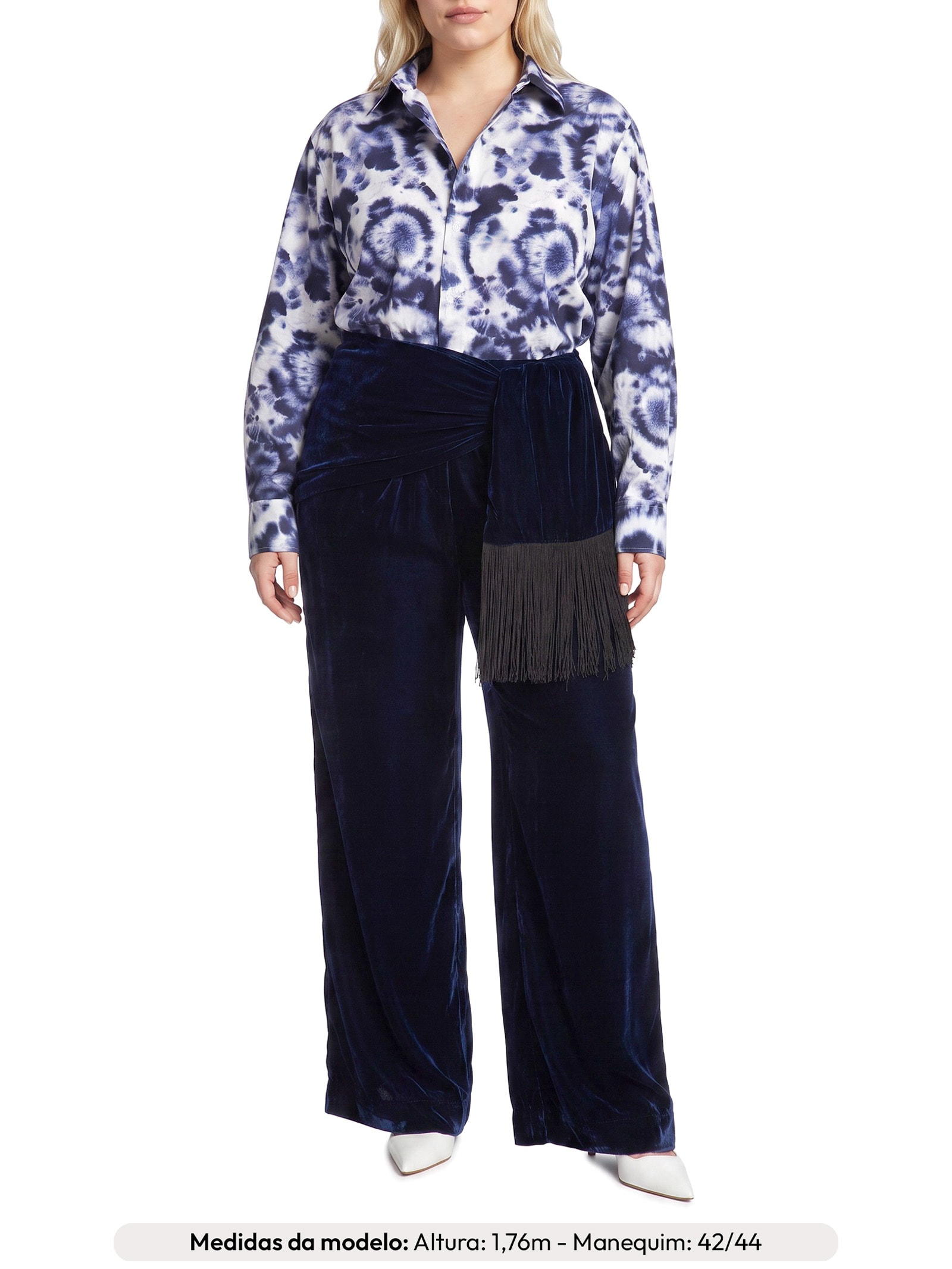 Camisa Feminina Jessica – Azul Le Lis