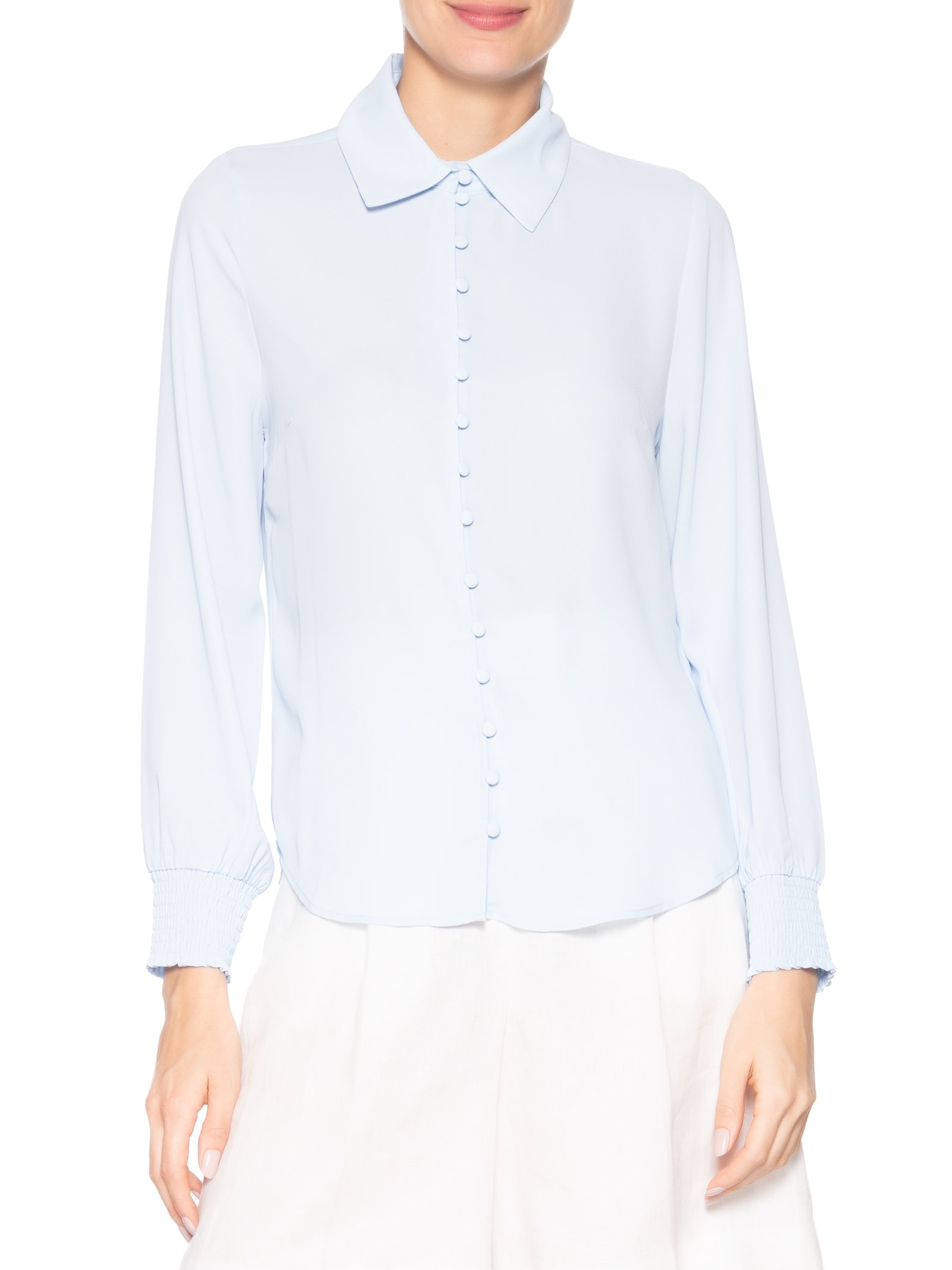 Camisa Feminina Jessy Azul Le Lis