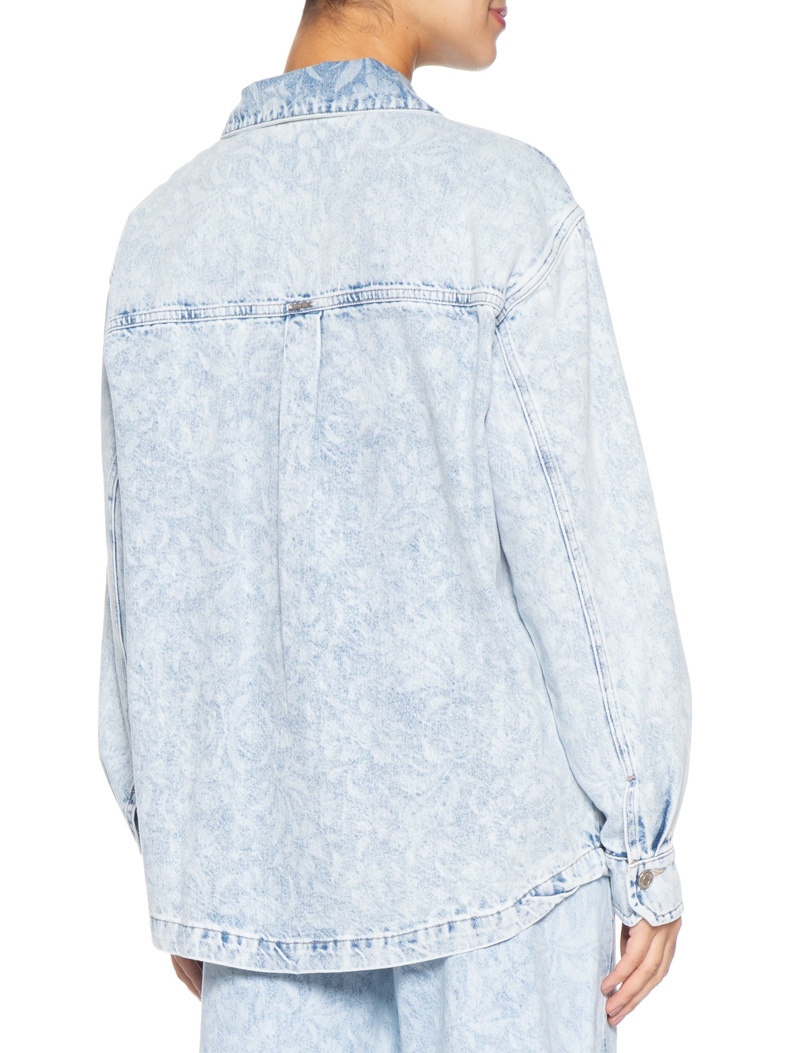 Camisa Feminina Joana Azul P7 Jeans