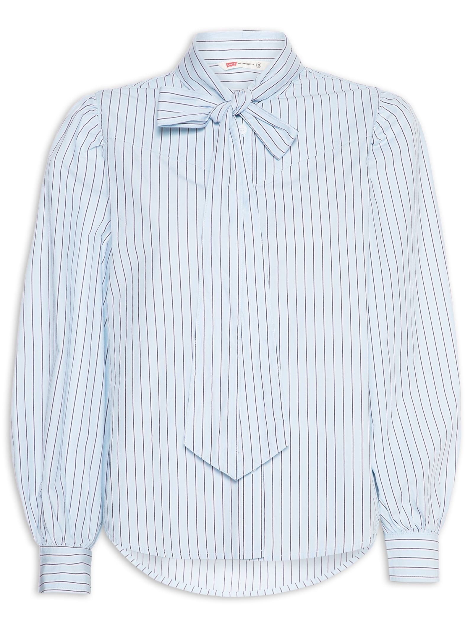 Camisa Feminina Judice Western Shirt Azul Levi's