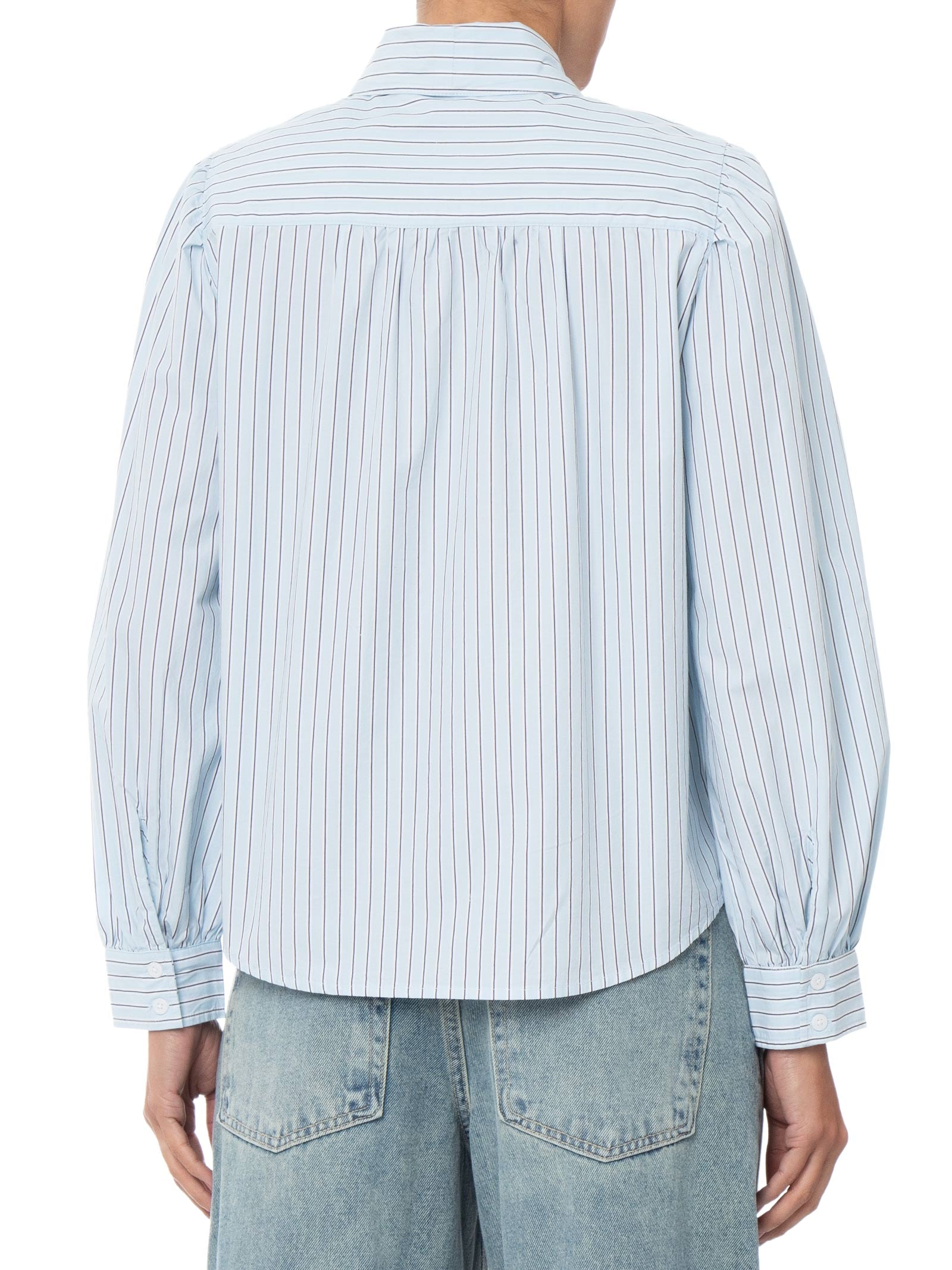 Camisa Feminina Judice Western Shirt Azul Levi's