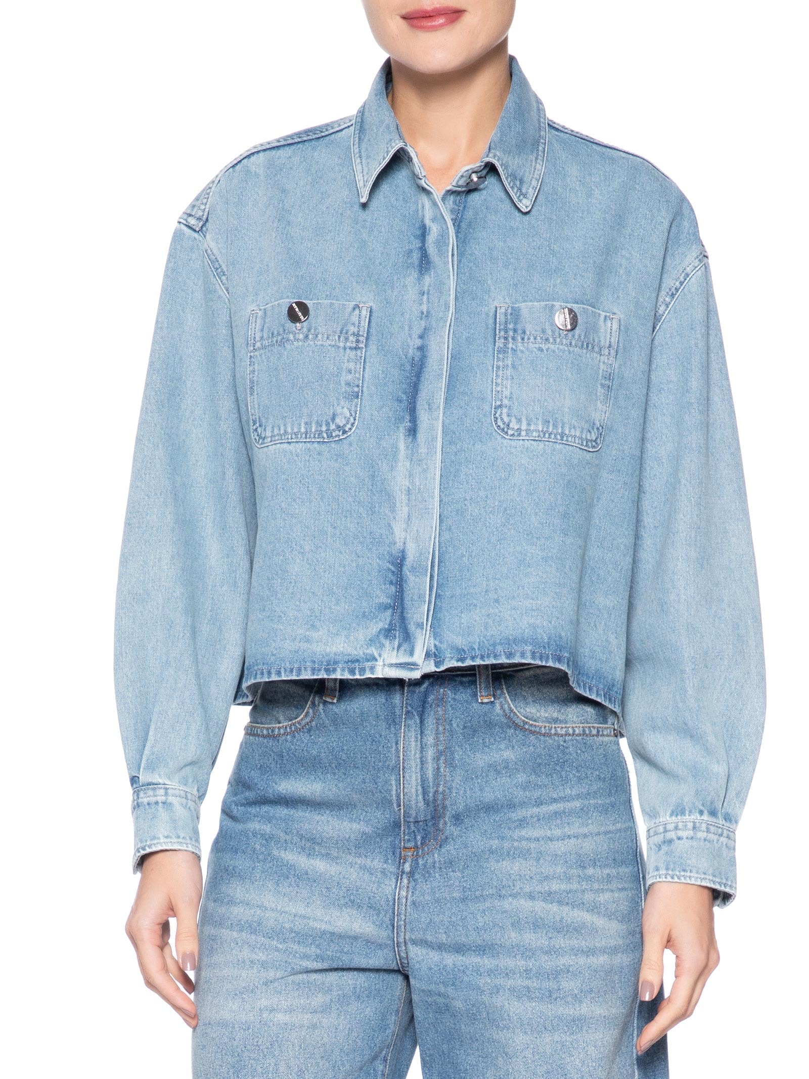 Camisa Feminina Juma Azul Le Lis