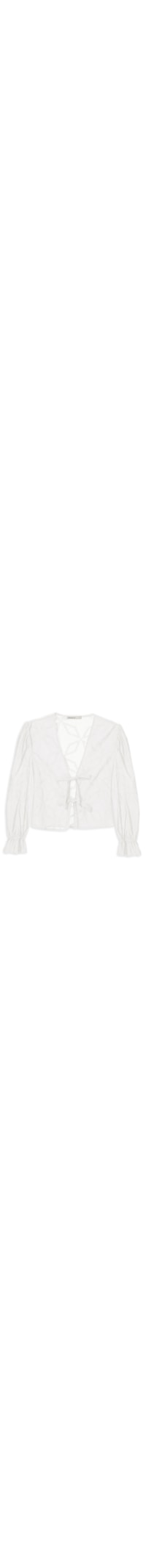 Camisa Feminina Laise Bordada - Branco