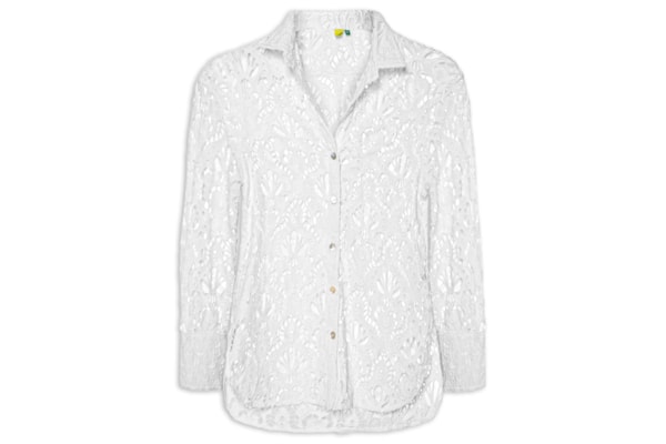 Camisa Feminina Laise Concha - Branco