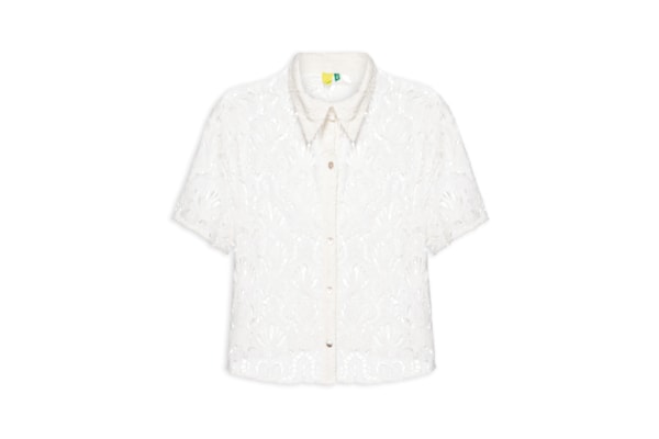 Camisa Feminina Laise Concha - Branco