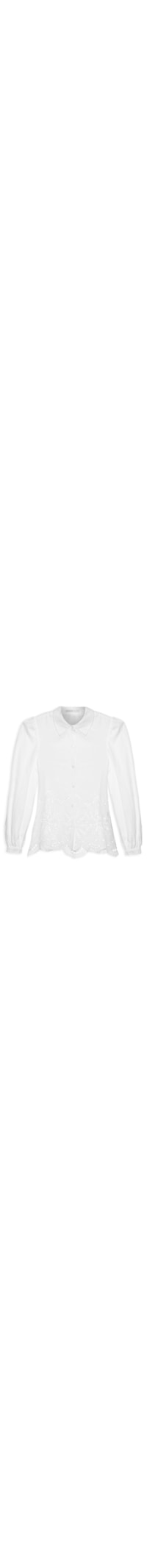Camisa Feminina Laise Manga Bufante - Branco