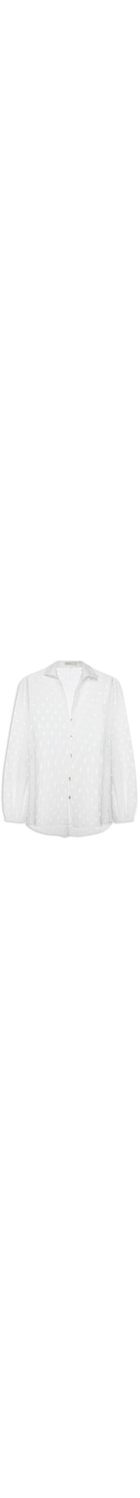 Camisa Feminina Laise Manga Bufante - Branco