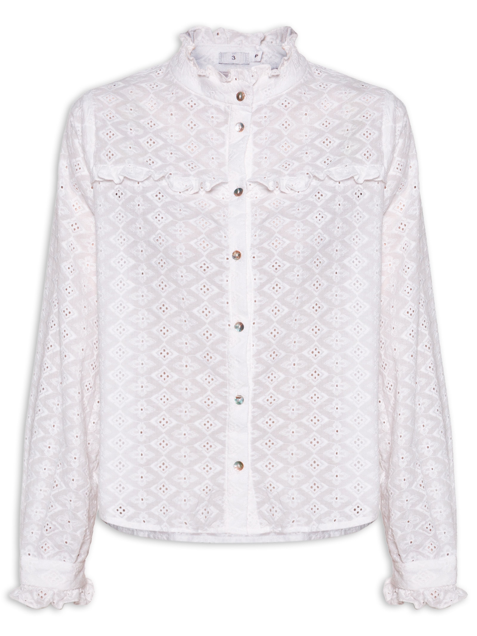 Camisa Feminina Laise Viv Branco Loja 3