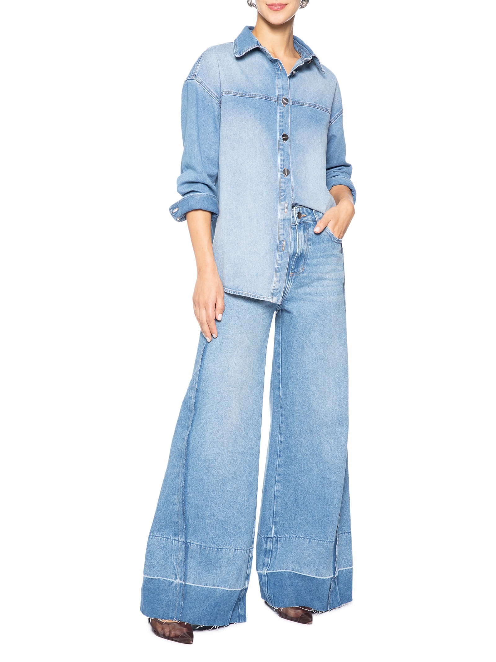 Camisa Feminina Liana – Azul Le Lis