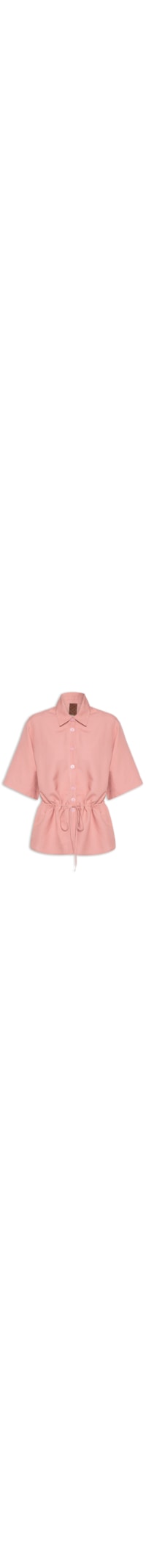 Camisa Feminina Linho - Rosa