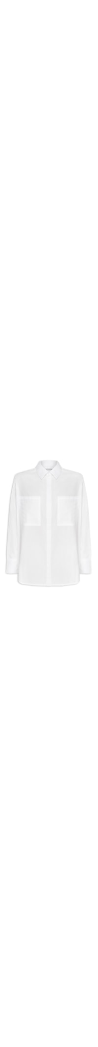 Camisa Feminina Lisa Alongada - Branco