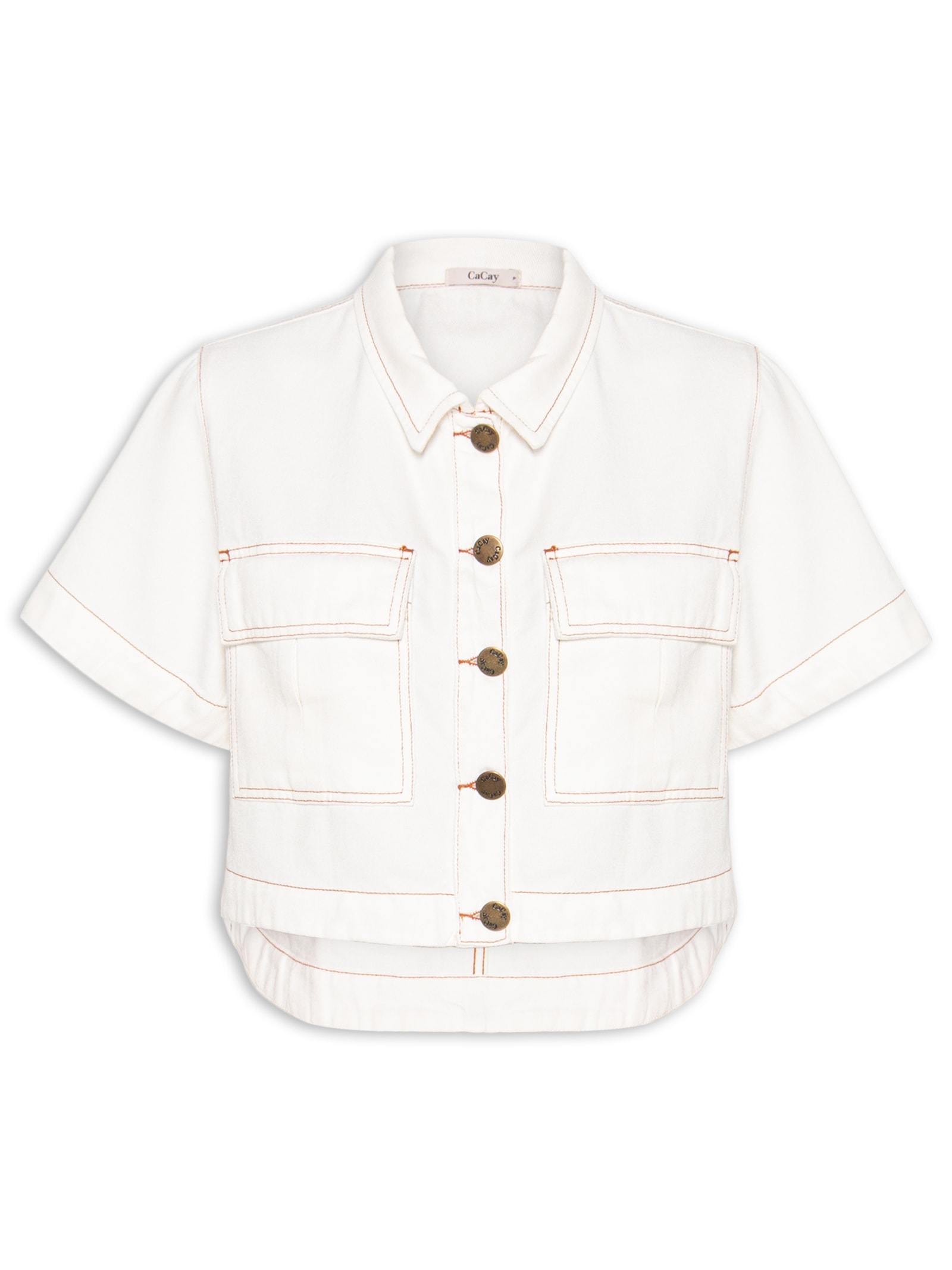 Camisa Feminina Lisa Branco Cacay