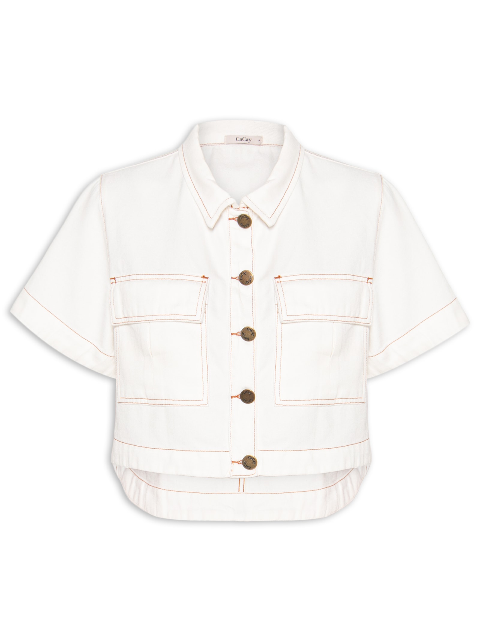 Camisa Feminina Lisa Branco Cacay