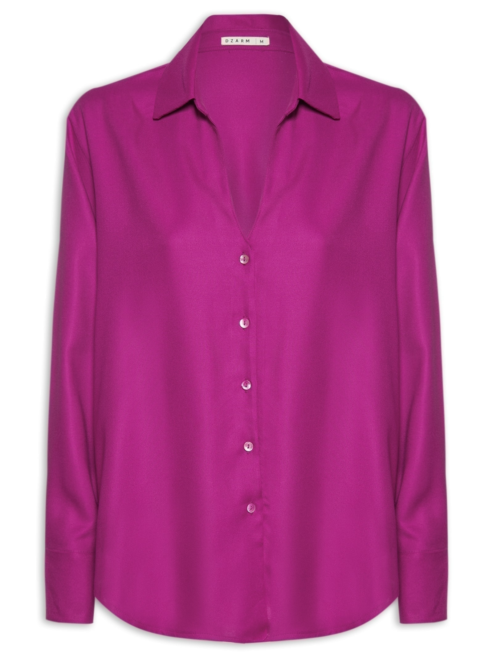 Camisa Feminina Lisa Rosa Dzarm