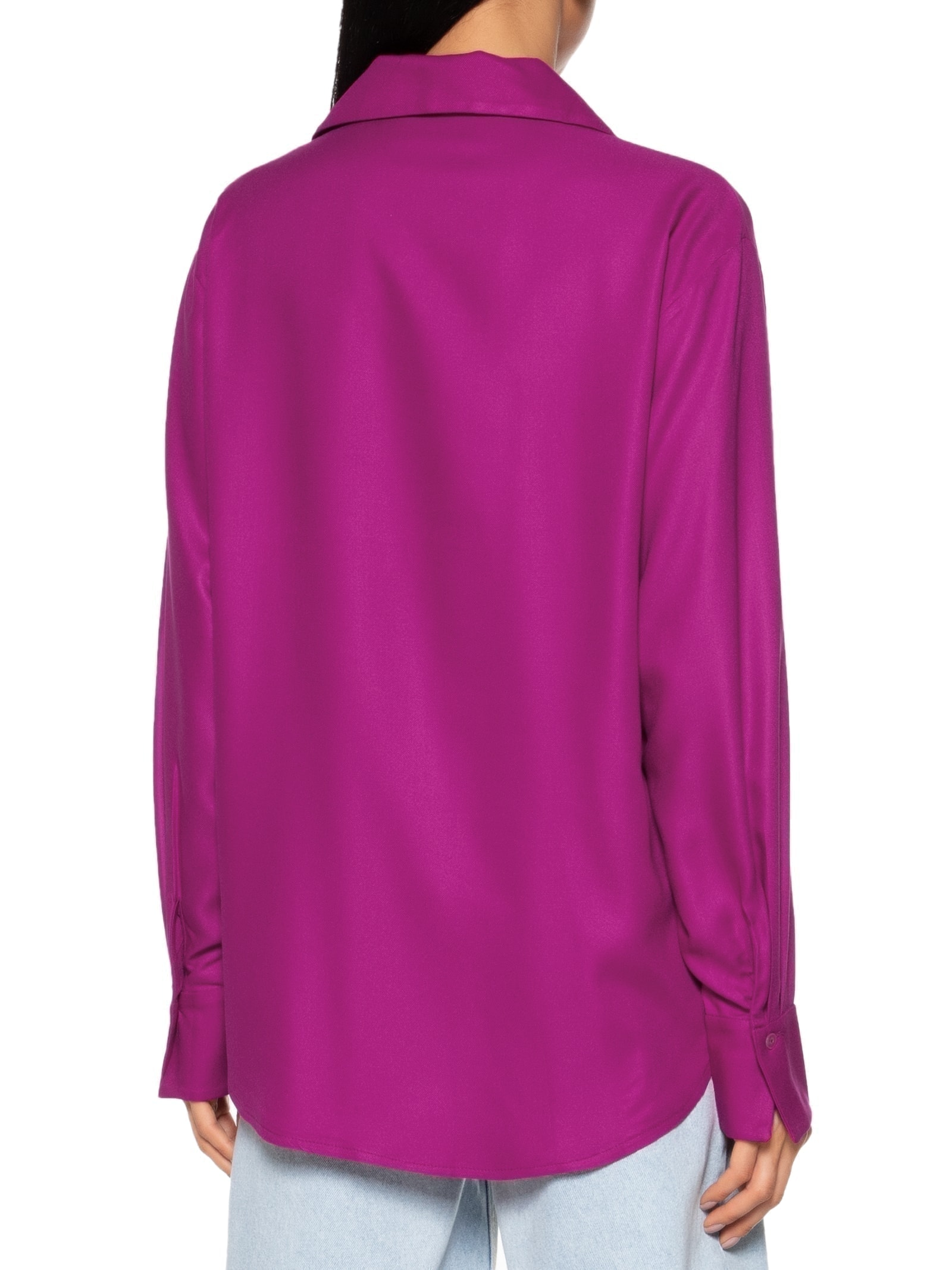 Camisa Feminina Lisa Rosa Dzarm