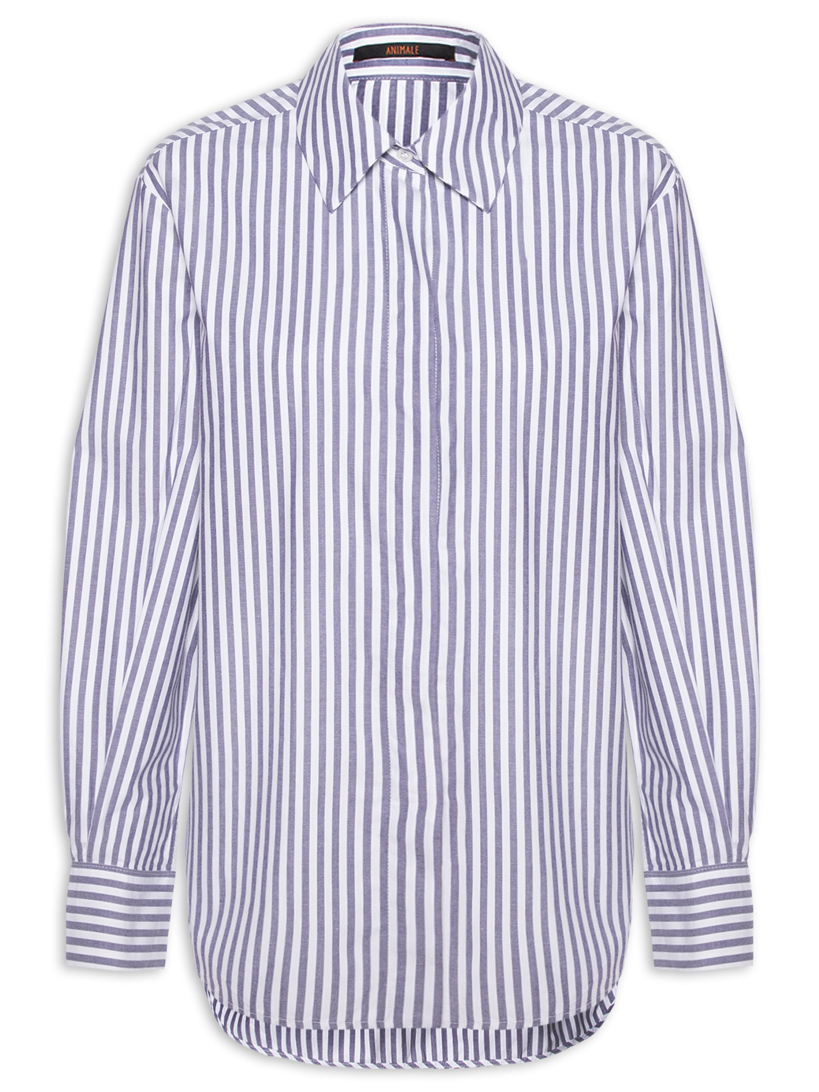 Camisa Feminina Listra Azul Animale