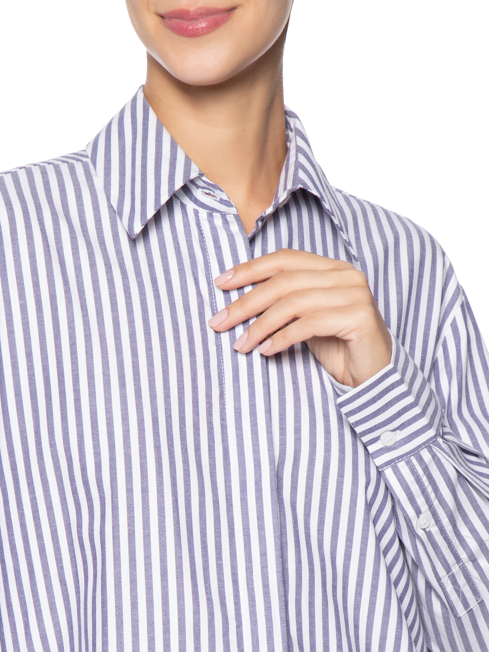 Camisa Feminina Listra Azul Animale