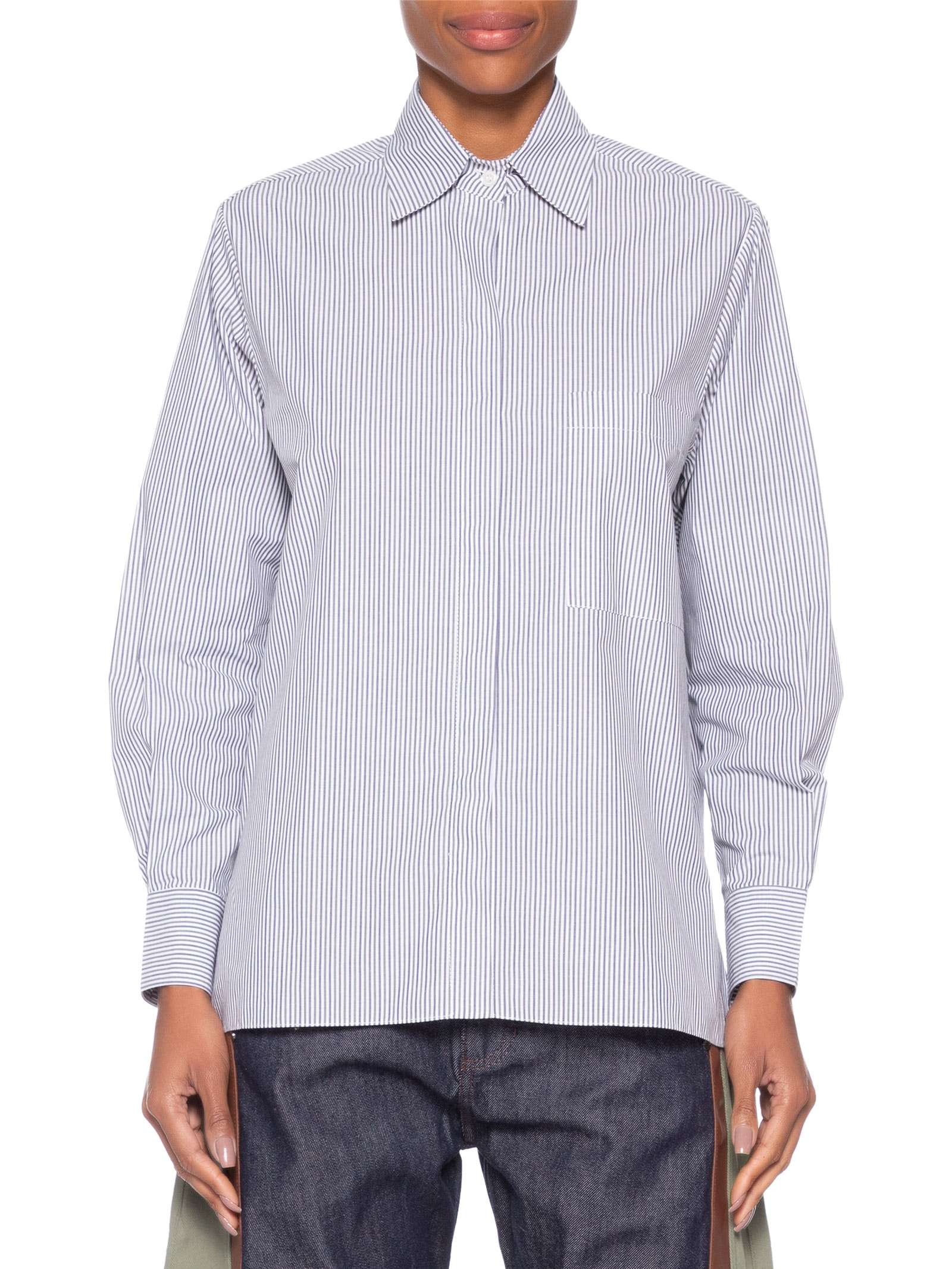 Camisa Feminina Listrada – Azul Animale