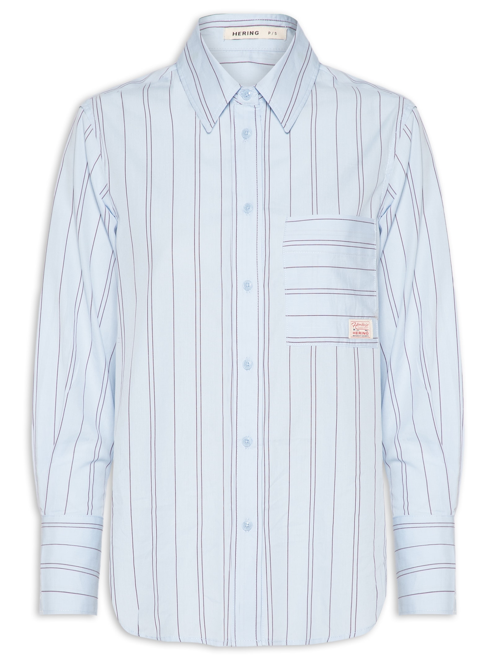 Camisa Feminina Listras Azul Hering