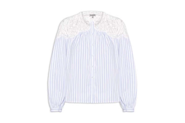 Camisa Feminina Listras Thalita - Azul