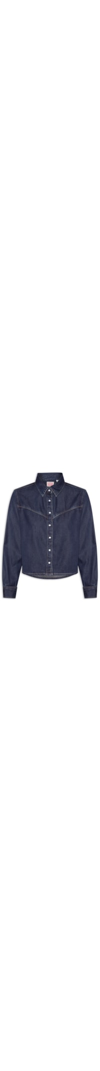 Camisa Feminina Longan Tencel Shacket - Azul