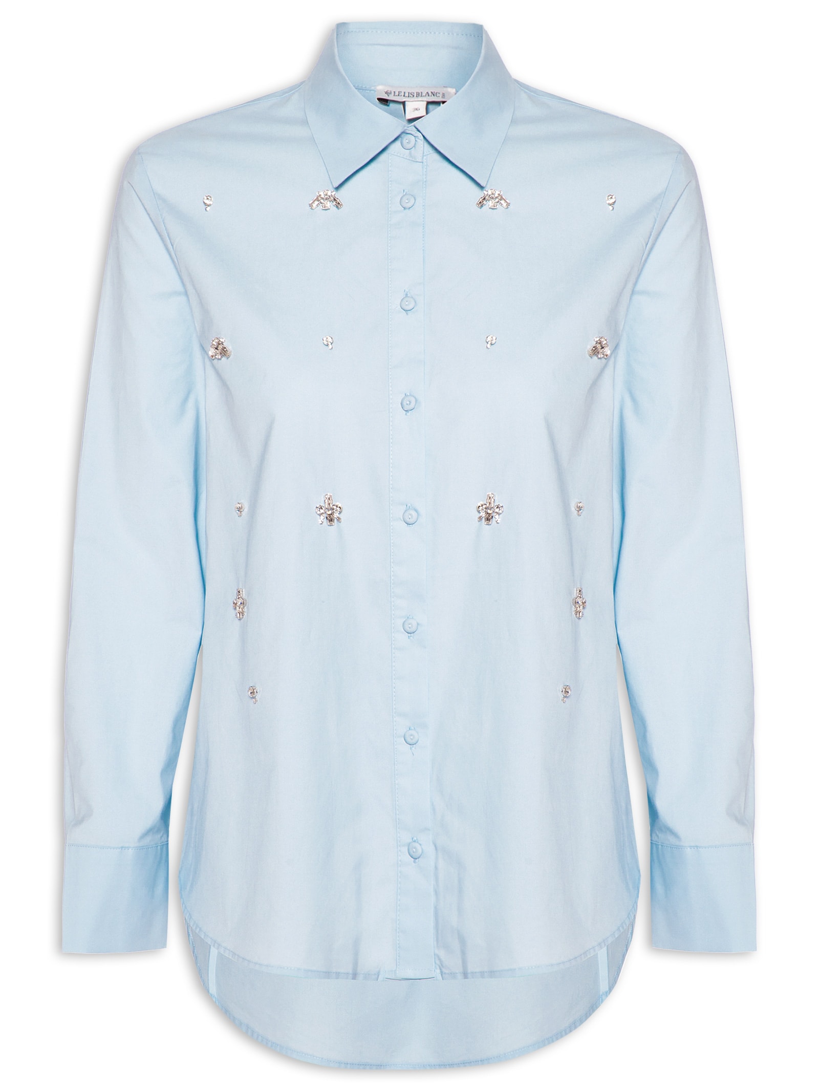Camisa Feminina Luiza Azul Le Lis