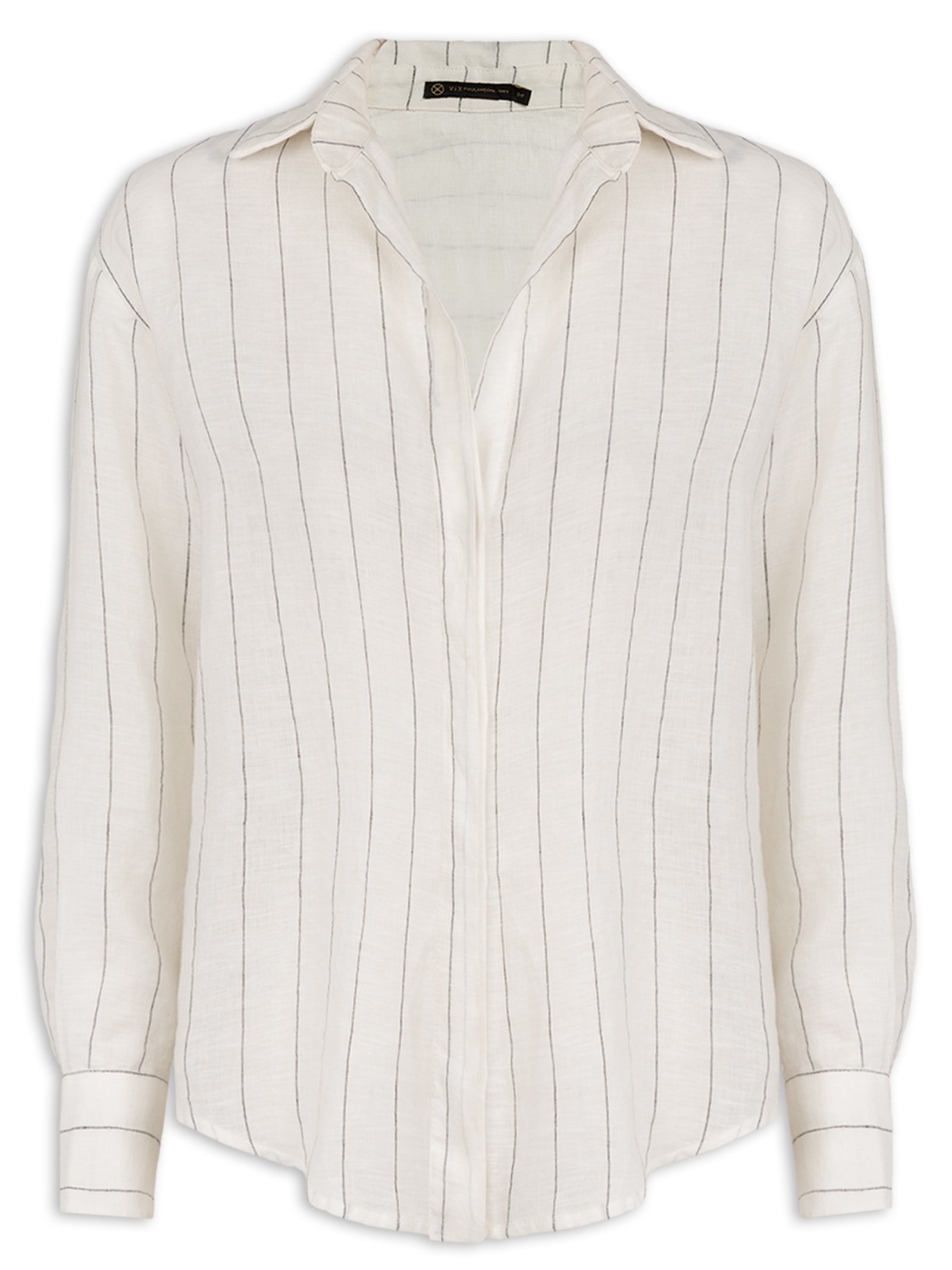 Camisa Feminina Lysa – Off White Vix