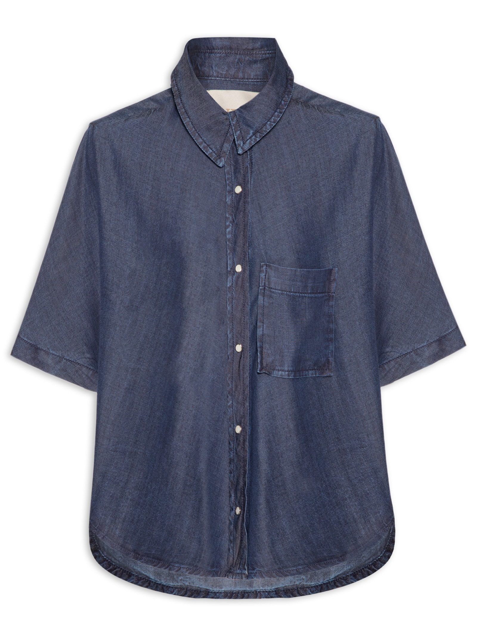 Camisa Feminina Maiara Azul P7 Jeans