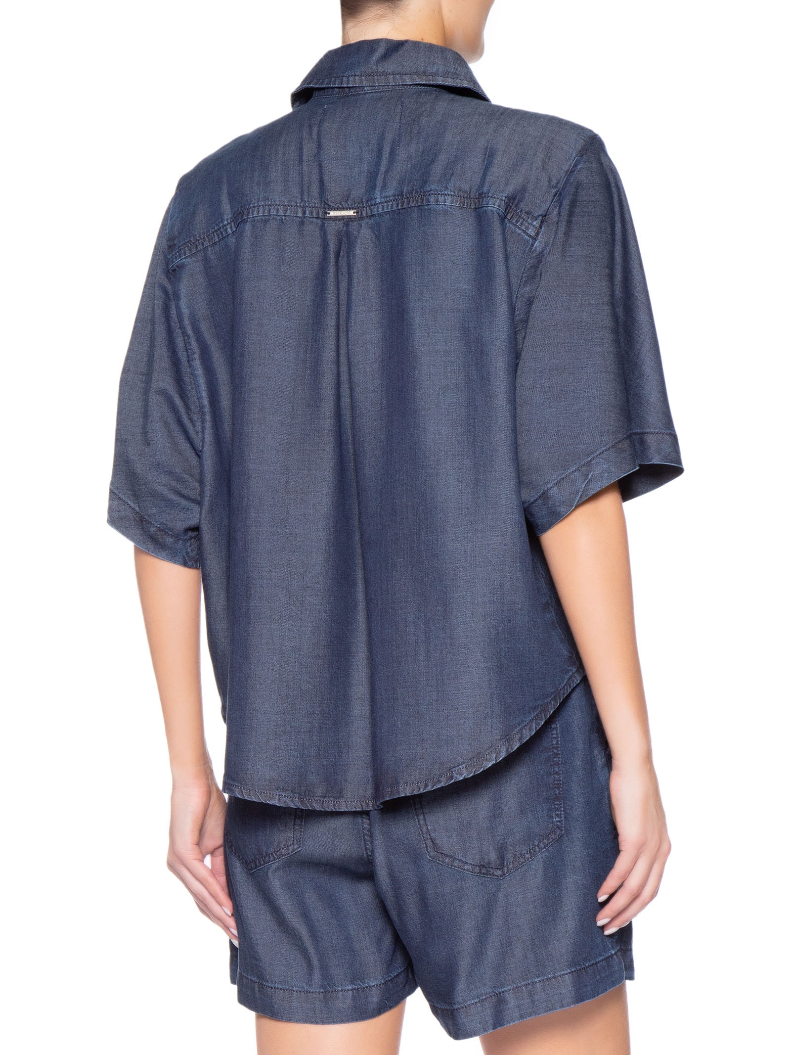 Camisa Feminina Maiara Azul P7 Jeans