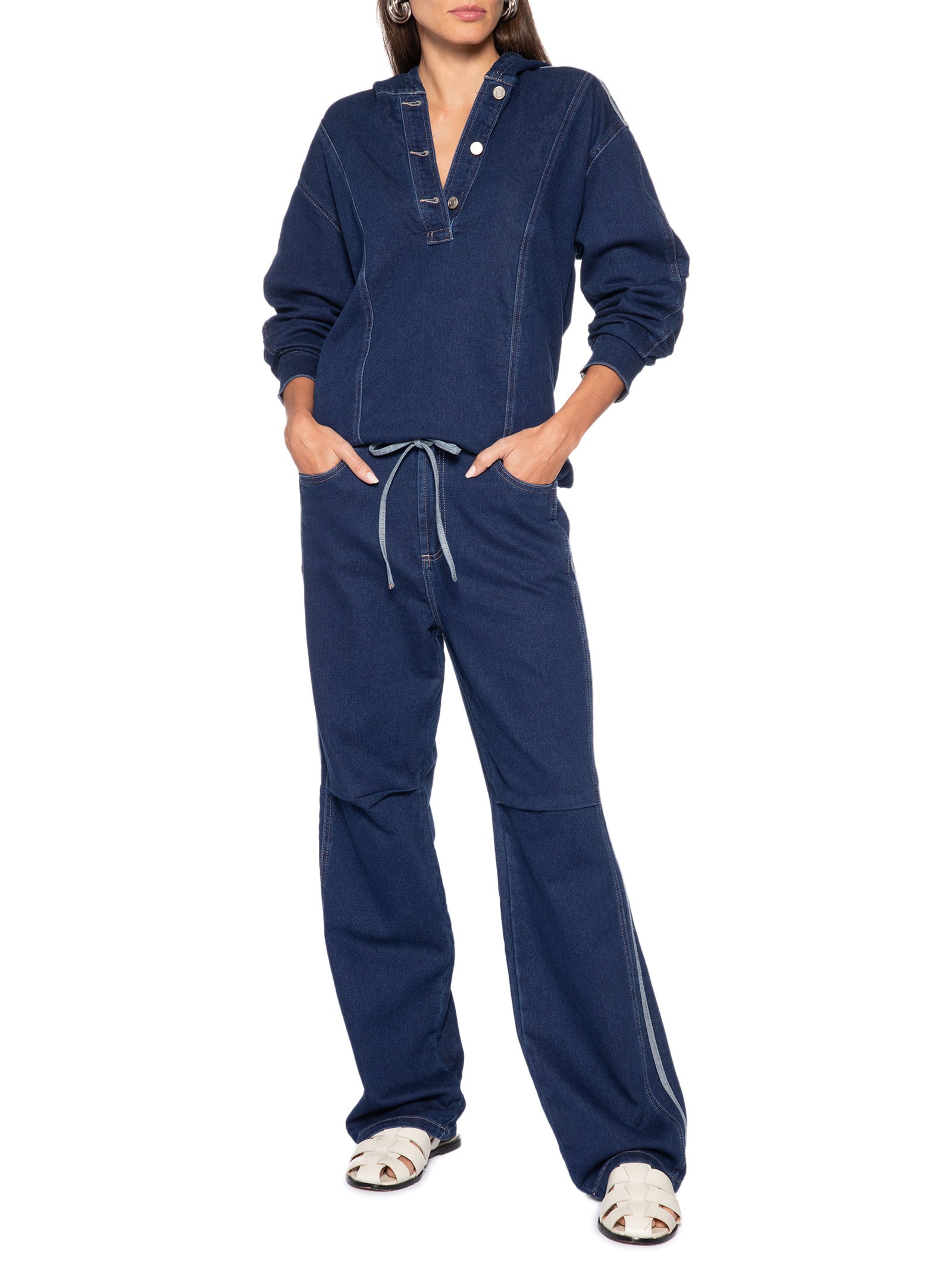 Camisa Feminina Malu Azul P7 Jeans