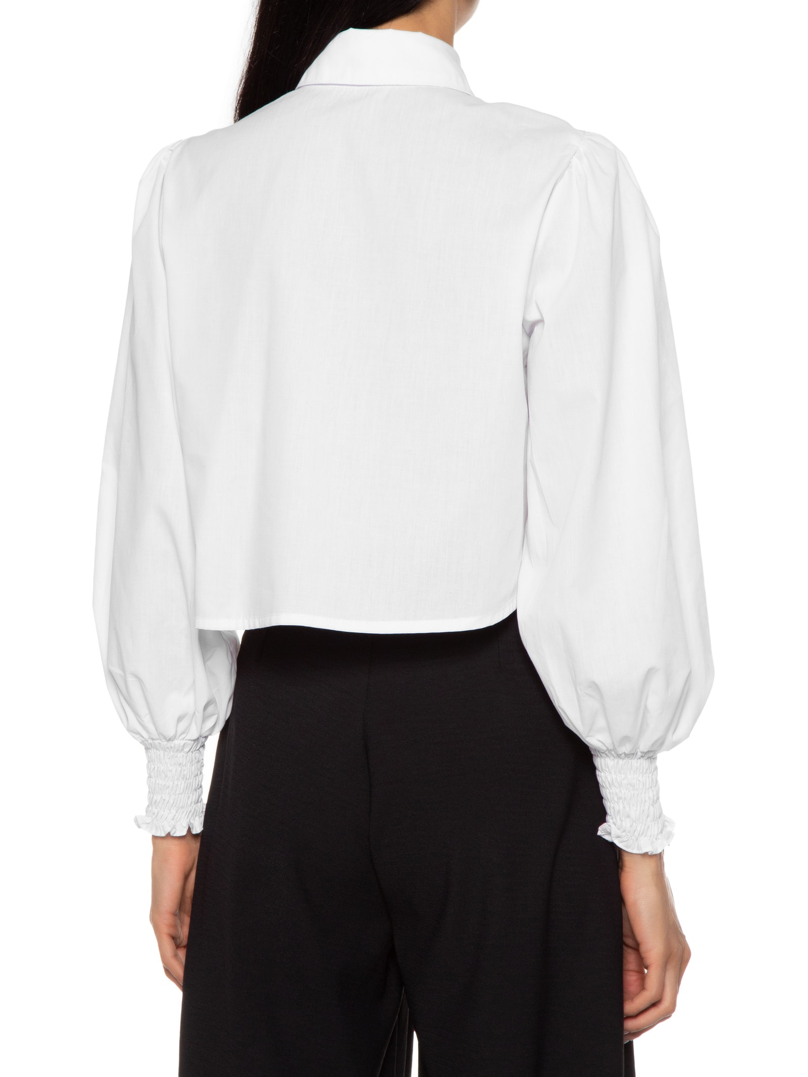 Camisa Feminina Manga Bufante Off White Market 33