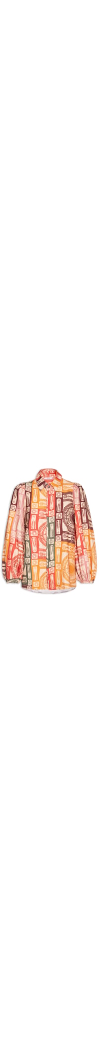 Camisa Feminina Manga Bufante - Rosa