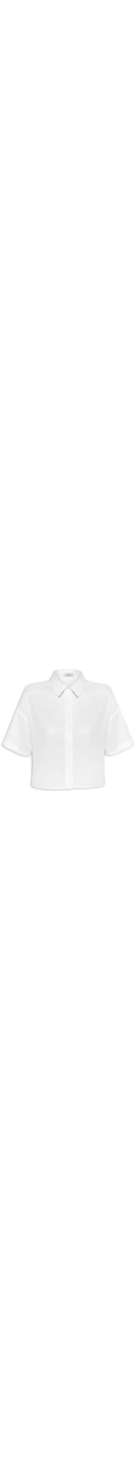 Camisa Feminina Manga Curta - Branco