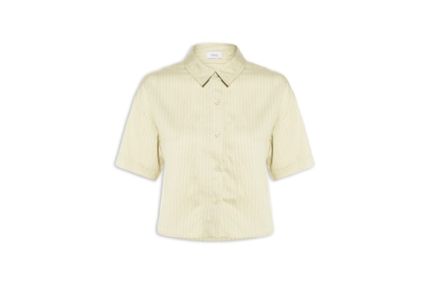 Camisa Feminina Manga Curta - Verde