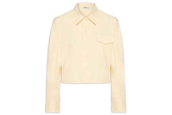 Camisa Feminina Manga Longa - Amarelo