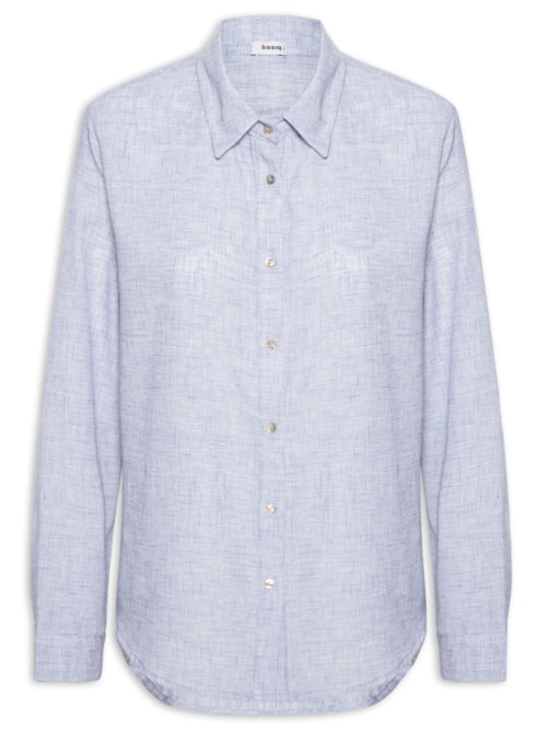 Camisa Feminina Manga Longa - Azul