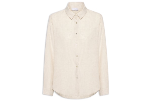 Camisa Feminina Manga Longa - Bege
