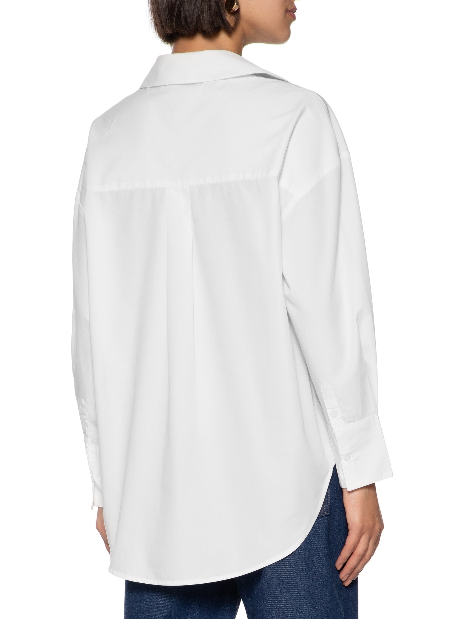 Camisa Feminina Manga Longa Branco Hering