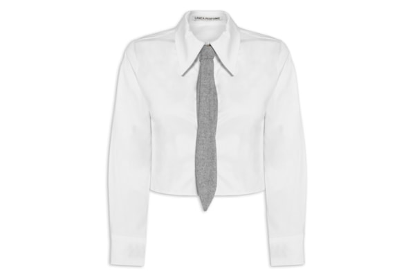 Camisa Feminina  Manga Longa - Branco
