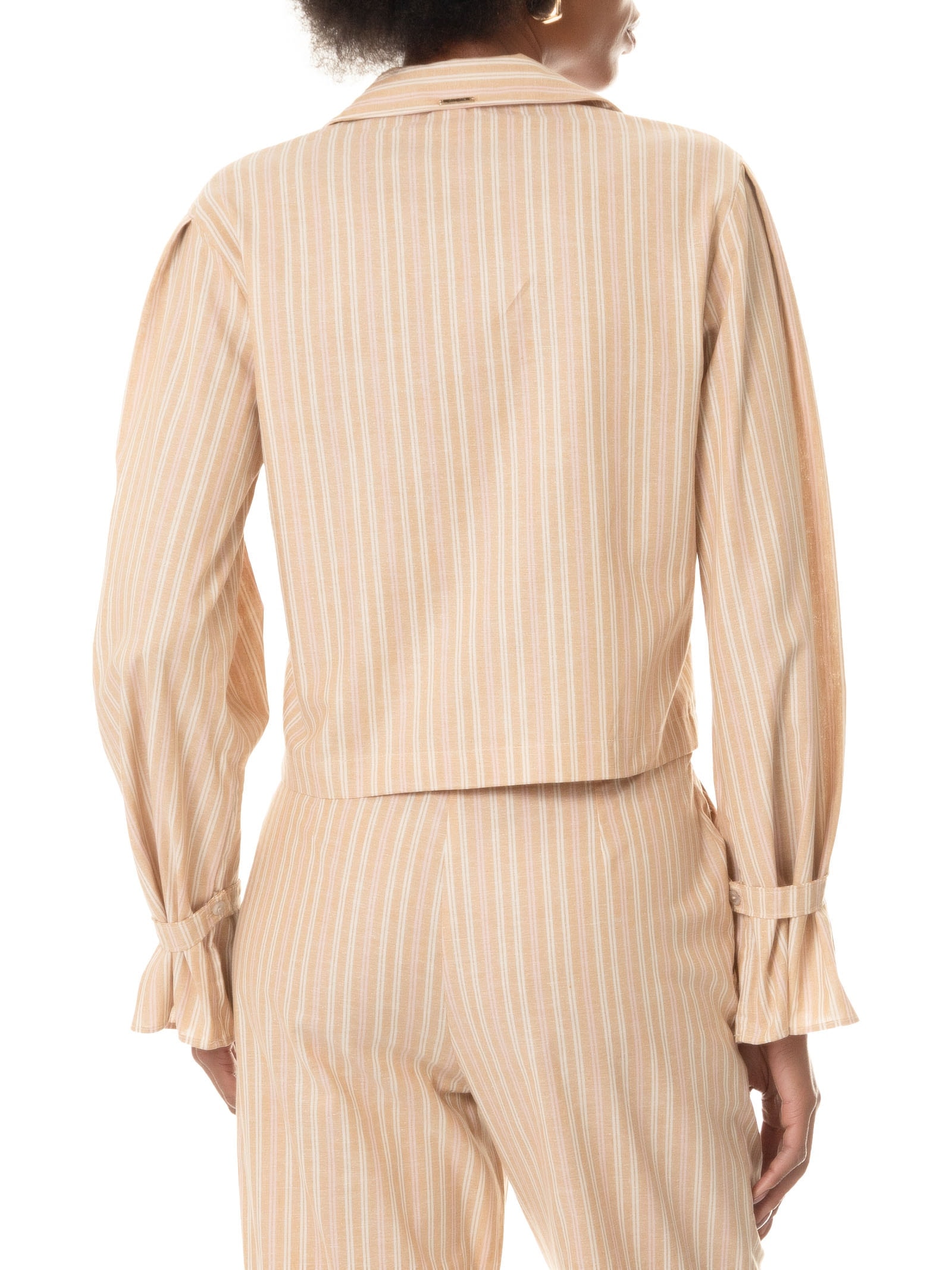 Camisa Feminina Manga Longa Marrom Lez A Lez